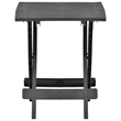 vidaXL Plastic Folding Patio Table in Anthracite/Gray