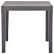 vidaXL Plastic Garden Dining Table in Mocha