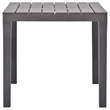 vidaXL Plastic Garden Dining Table in Mocha