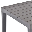 vidaXL Plastic Garden Dining Table in Mocha