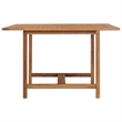 vidaXL Solid Teak Wood Dining Table in Warm Golden Brown