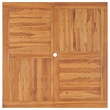 vidaXL Solid Teak Wood Dining Table in Warm Golden Brown