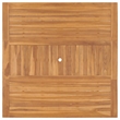 vidaXL Solid Teak Wood Patio Dining Table in Brown