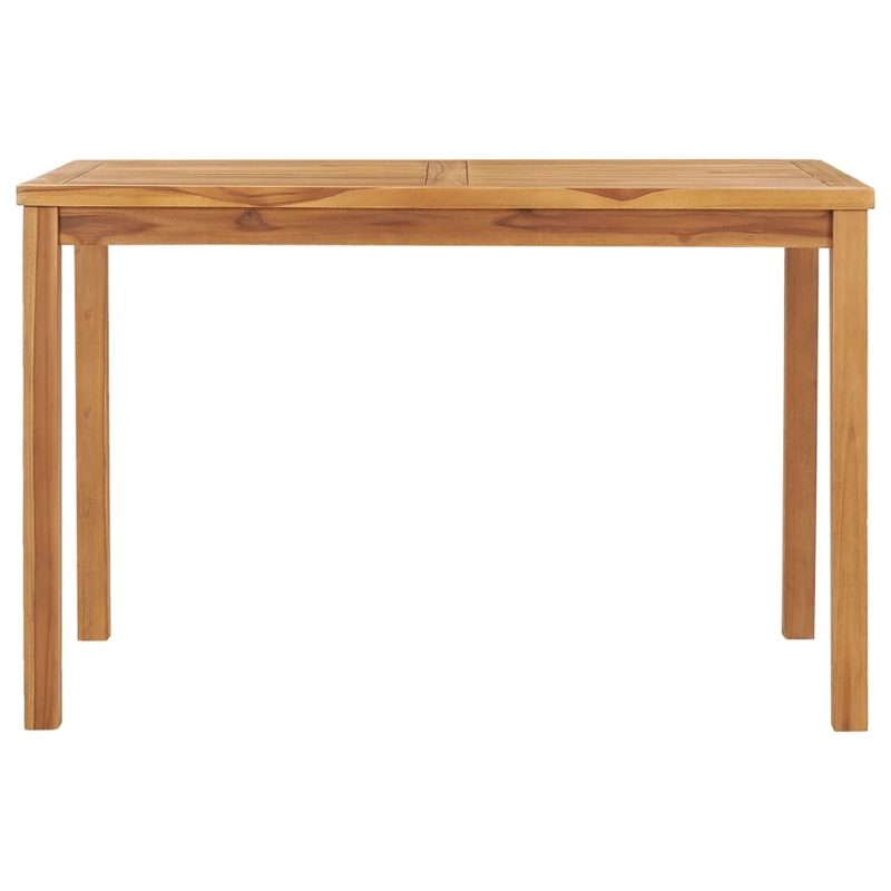 vidaXL Solid Teak Wood Patio Dining Table