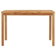 vidaXL Solid Teak Wood Patio Dining Table