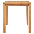 vidaXL Solid Teak Wood Patio Dining Table