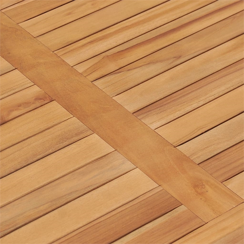 vidaXL Solid Teak Wood Patio Dining Table