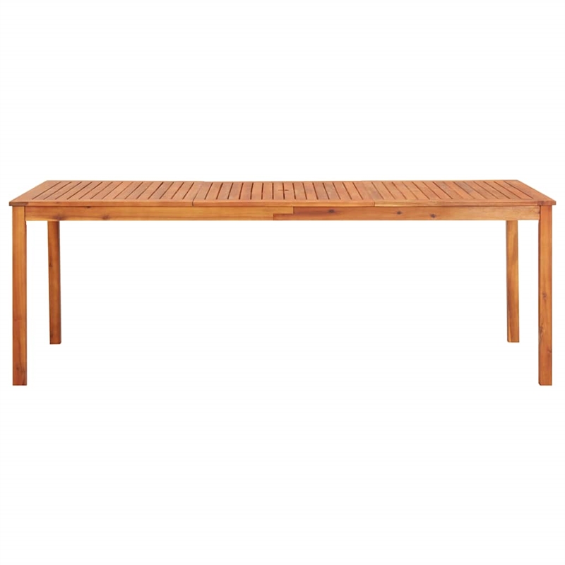 vidaXL Solid Acacia Wood Dining Table in Natural/Brown
