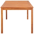 vidaXL Solid Acacia Wood Dining Table in Natural/Brown