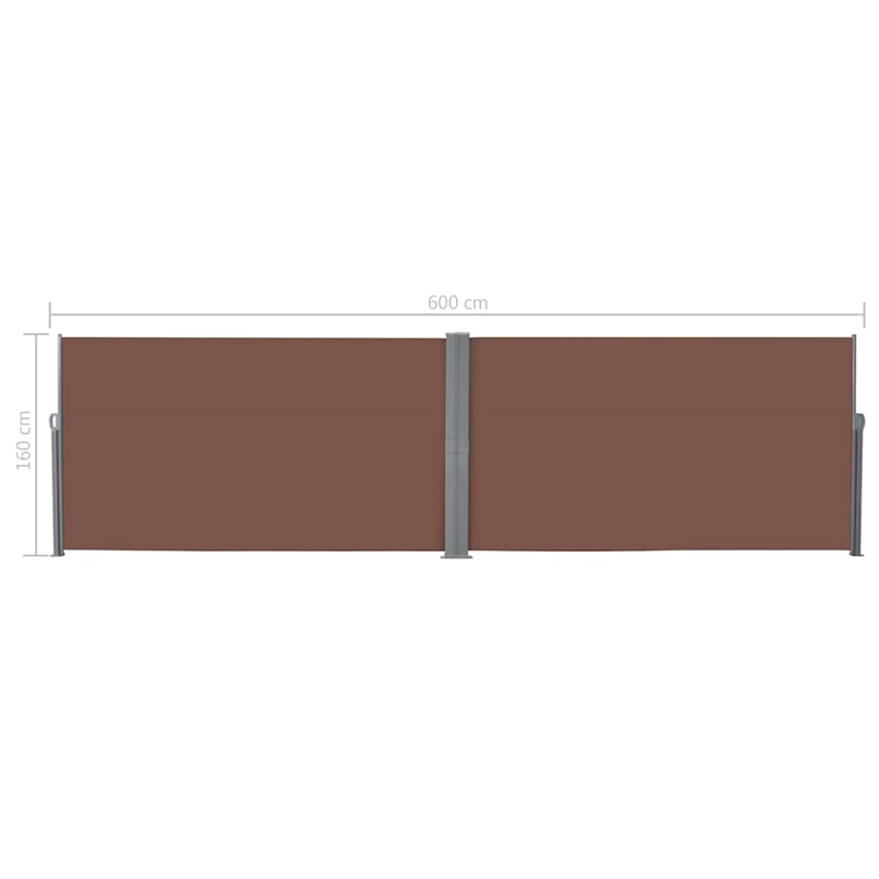 vidaXL Garden Screen in Brown