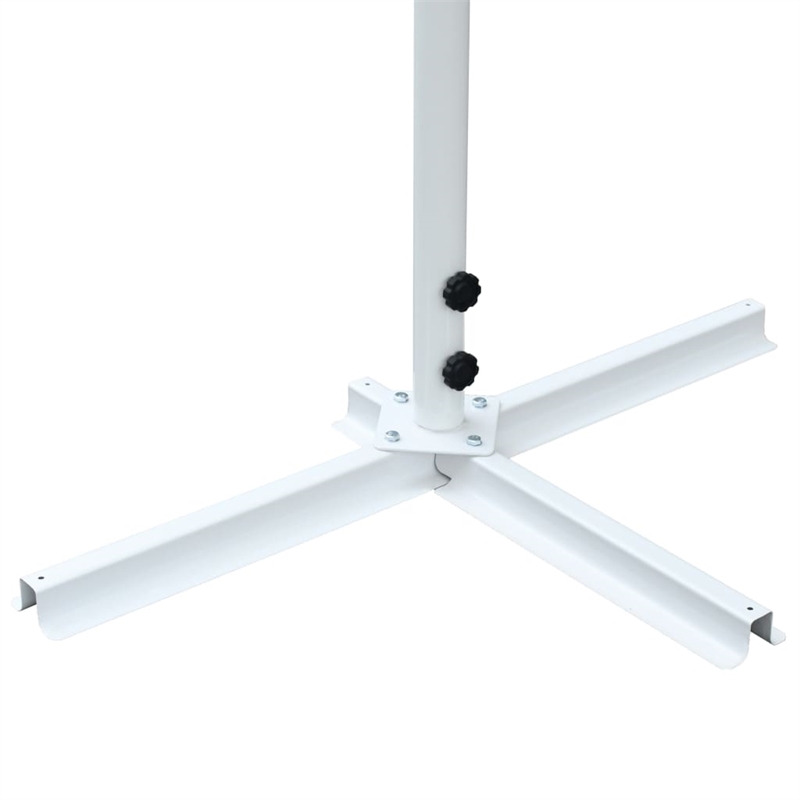 vidaXL Large Foldable Awning with Powder-coated Steel in Cream
