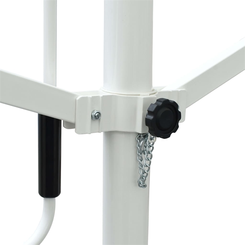vidaXL Large Foldable Awning with Powder-coated Steel in Cream