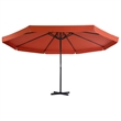 vidaXL Aluminum Garden Parasol in Terracotta