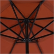 vidaXL Aluminum Garden Parasol in Terracotta