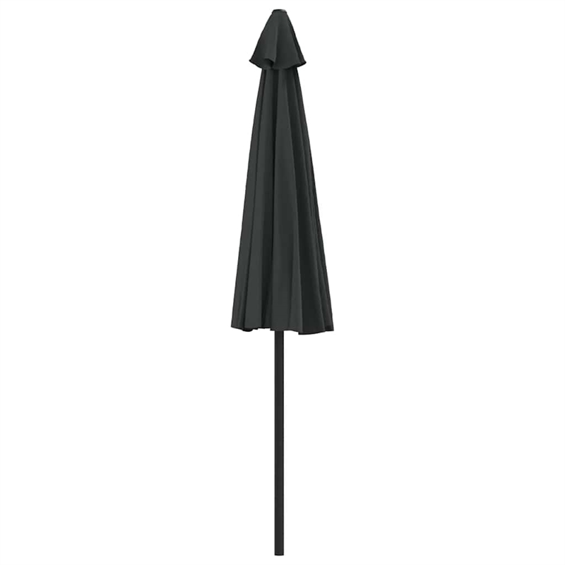 vidaXL Aluminum Balcony Umbrella in Black