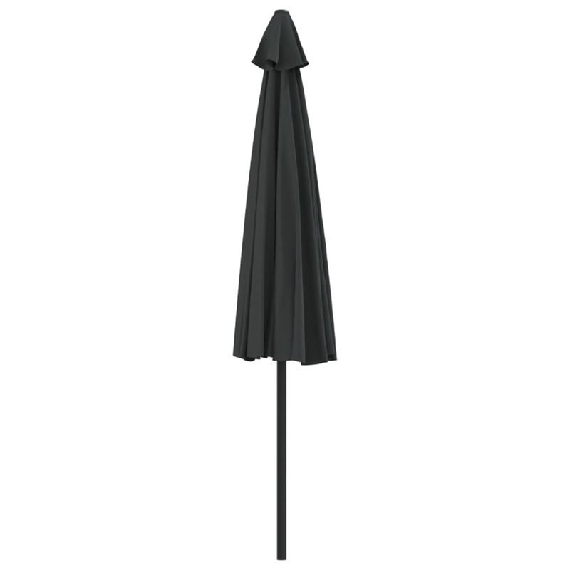 vidaXL Aluminum Balcony Parasol in Black