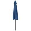 vidaXL Aluminum Balcony Parasol in Blue