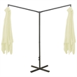 vidaXL Garden Parasol with Powder-Coated Steel in Sand