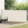 vidaXL Side Awning with Powder-Coated Steel in Cream