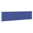 vidaXL Side Awning with Powder-Coated Steel in Blue