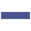 vidaXL Side Awning with Powder-Coated Steel in Blue