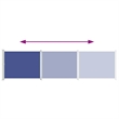 vidaXL Side Awning with Powder-Coated Steel in Blue