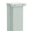 vidaXL Side Awning with Powder-Coated Steel in Blue