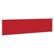 vidaXL Side Awning with Powder-Coated Steel in Red