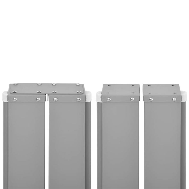 vidaXL Side Awning in Blue and Grey