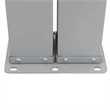 vidaXL Side Awning in Blue and Grey