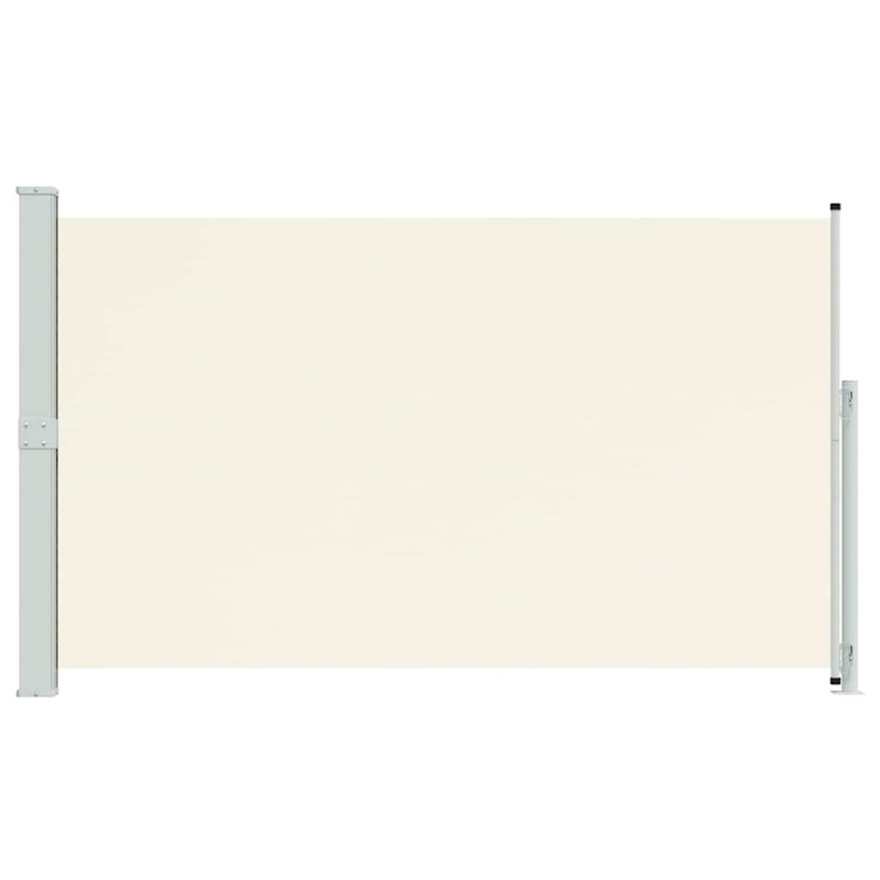 vidaXL Side Awning with Powder-Coated Steel in Cream