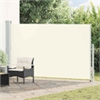 vidaXL Side Awning with Powder-Coated Steel in Cream