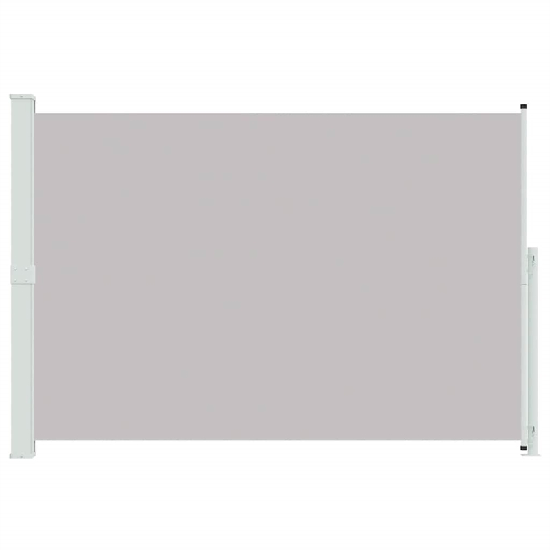 vidaXL Side Awning with Powder-Coated Steel in Grey
