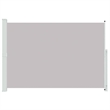 vidaXL Side Awning with Powder-Coated Steel in Grey