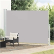 vidaXL Side Awning with Powder-Coated Steel in Grey