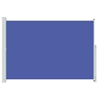 vidaXL Side Awning in Blue and Grey
