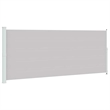 vidaXL Large Retractable Side Awning in Gray