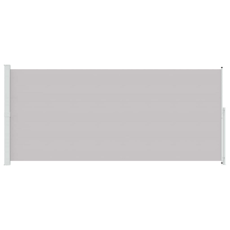 vidaXL Large Side Awning with Powder-Coated Steel in Grey