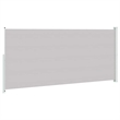 vidaXL Large Side Awning with Powder-Coated Steel in Grey