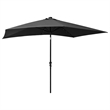 vidaXL Garden Parasol with Powder-Coated Steel in Dark Grey