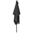 vidaXL Garden Parasol with Powder-Coated Steel in Dark Grey