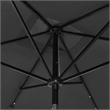 vidaXL Garden Parasol with Powder-Coated Steel in Dark Grey