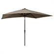 vidaXL Garden Parasol with Powder-Coated Steel in Taupe