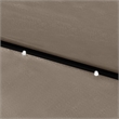 vidaXL Garden Parasol with Powder-Coated Steel in Taupe