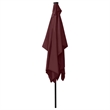 vidaXL Garden Parasol with Powder-Coated Steel in Bordeaux Red