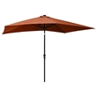 vidaXL Garden Parasol with Powder-Coated Steel in Terracotta