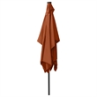 vidaXL Garden Parasol with Powder-Coated Steel in Terracotta