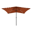 vidaXL Garden Parasol with Powder-Coated Steel in Terracotta