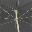 vidaXL Large Tiltable Beach Parasol in Anthracite