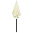 vidaXL Tiltable Beach Parasol in Sand Yellow